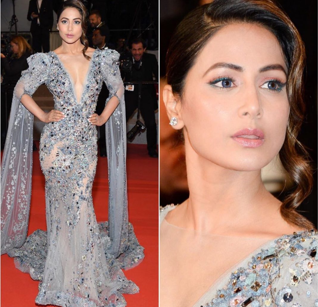 Hina Khan Makes Her Cannes Red Carpet Debut In A Ziad Nakad Gown ...